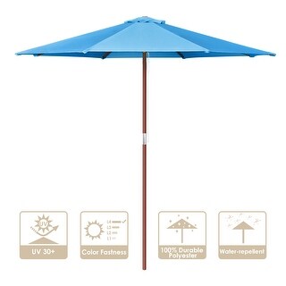 Retro hot sale outdoor umbrella